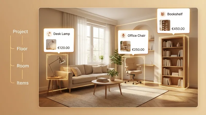 Räume und Stockwerke organisieren